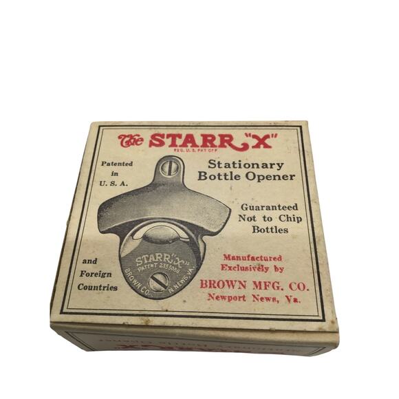Starr X Open Bottle Here Opener (B3B-2) USA Made (JSF6) w/Box 201 1 Screw - Picture 1 of 13